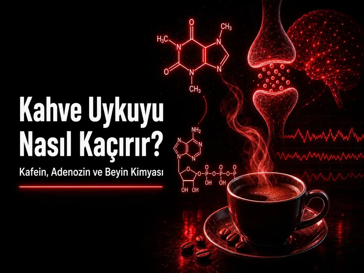 Kahve uykuyu nasıl kaçırır sorusu; kafein adenozin reseptörleri ve beyin kimyası TYT blog kapak görseli