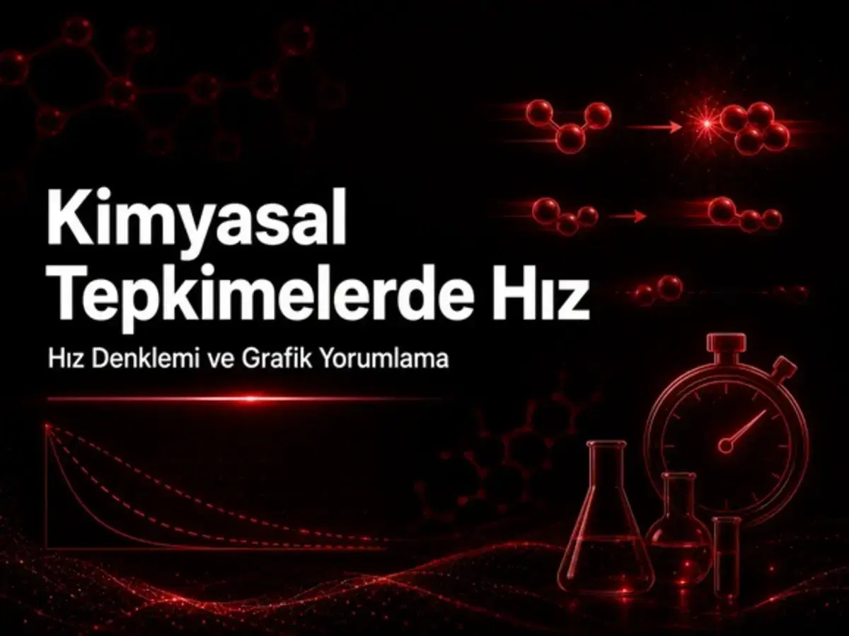 Kimyasal tepkimelerde hız denklemi, aktivasyon enerjisi ve grafik yorumlama çalışan AYT öğrencisi
