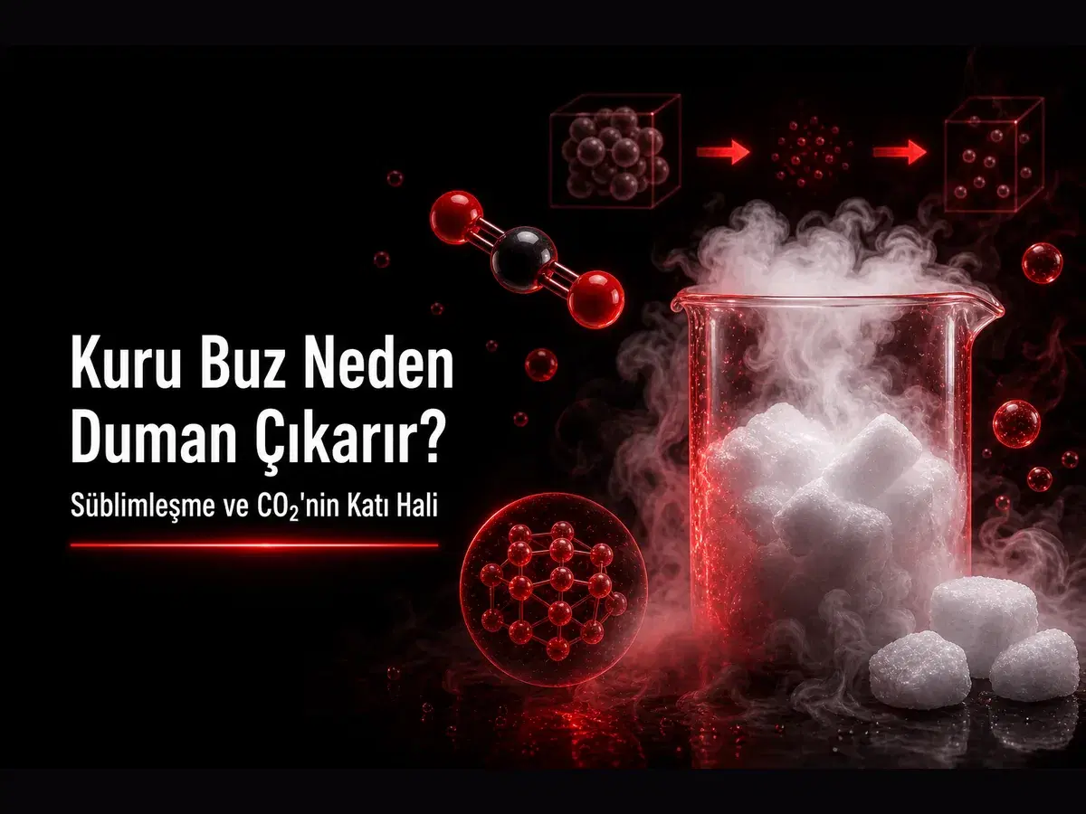 Kuru buz neden duman çıkarır: süblimleşme, katı CO2 ve sis etkisi TYT kapak görseli