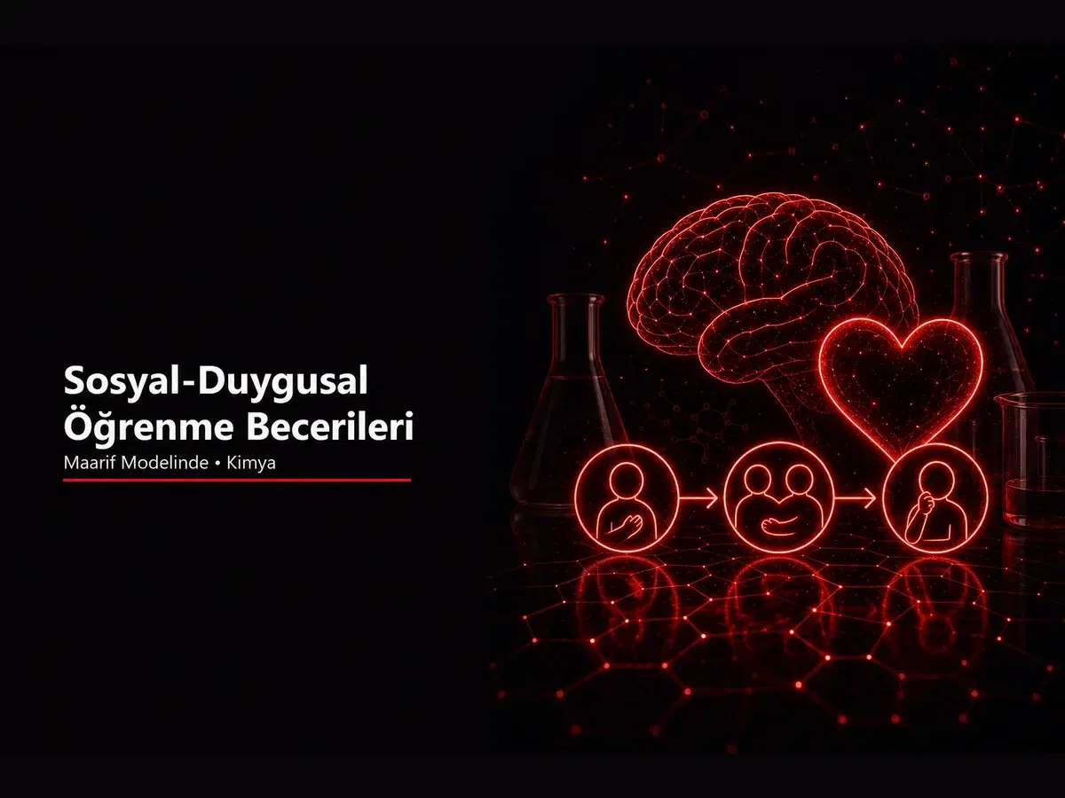 Maarif Modelinde sosyal-duygusal öğrenme becerileri — kimya dersi TYMM rehberi blog kapak görseli