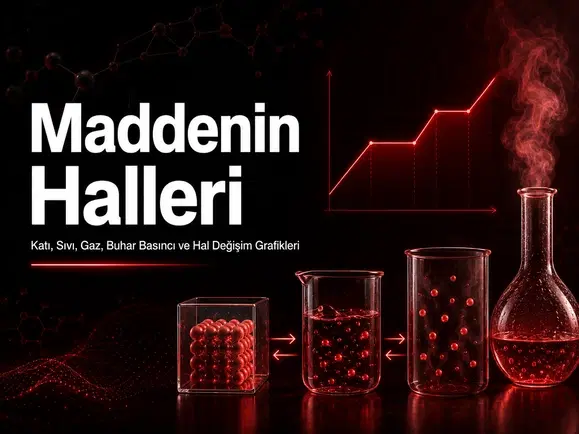 Katı, sıvı, gaz halleri, buhar basıncı ve hal değişim grafiğini çalışan TYT kimya öğrencisi