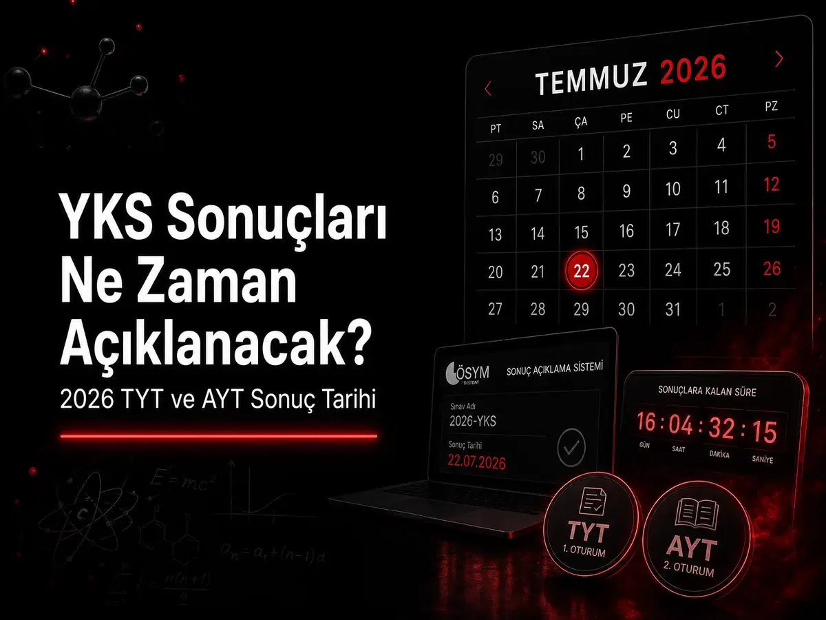 YKS sonuçları ne zaman açıklanacak blog kapağı: 22 Temmuz 2026 TYT ve AYT sonuç tarihi, ÖSYM sonuç ekranı ve takvim