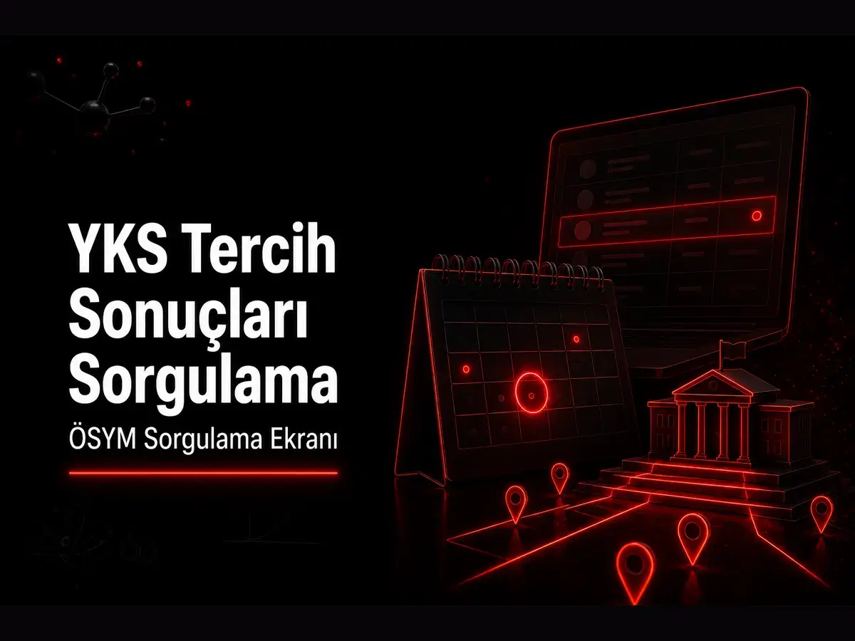 YKS tercih sonuçları sorgulama ekranı kapağı: ÖSYM ykssonuc.osym.gov.tr ve üniversite yerleştirme sonucu