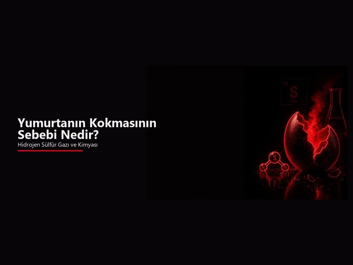Yumurtanın kokması, hidrojen sülfür gazı ve kükürt kimyası konulu TYT kimya blog kapak görseli