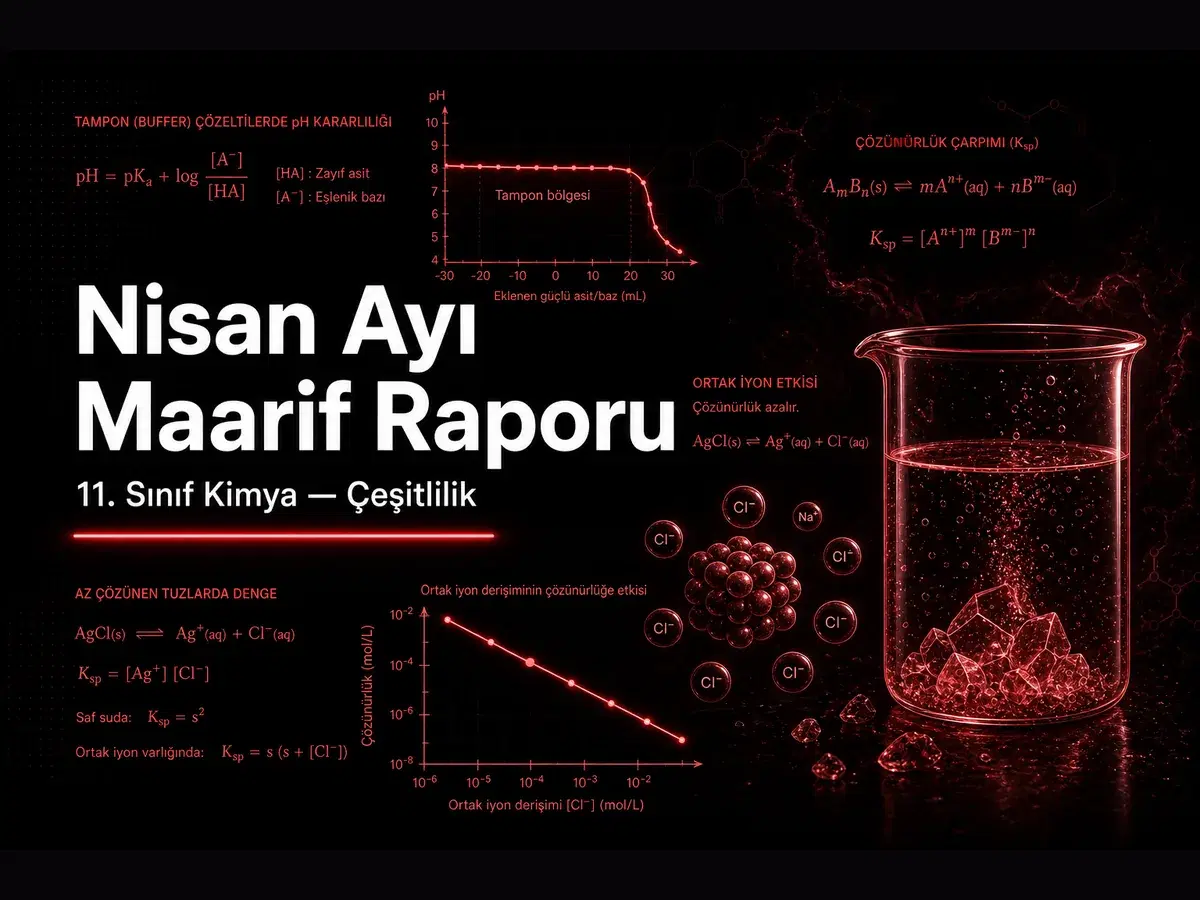Nisan ayı Maarif ders raporu kapak görseli