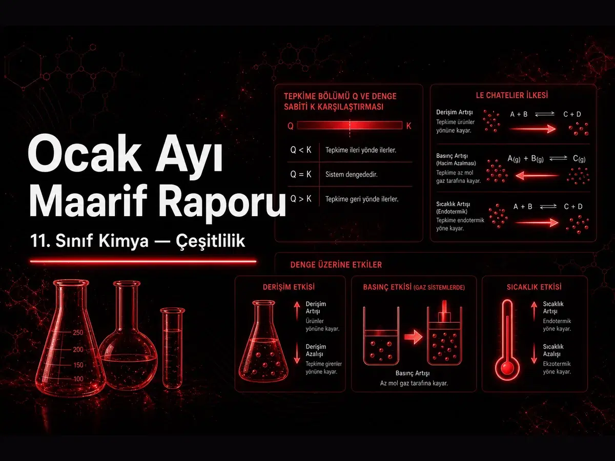 11. sınıf kimya ocak ayı Maarif ders raporu kapak görseli