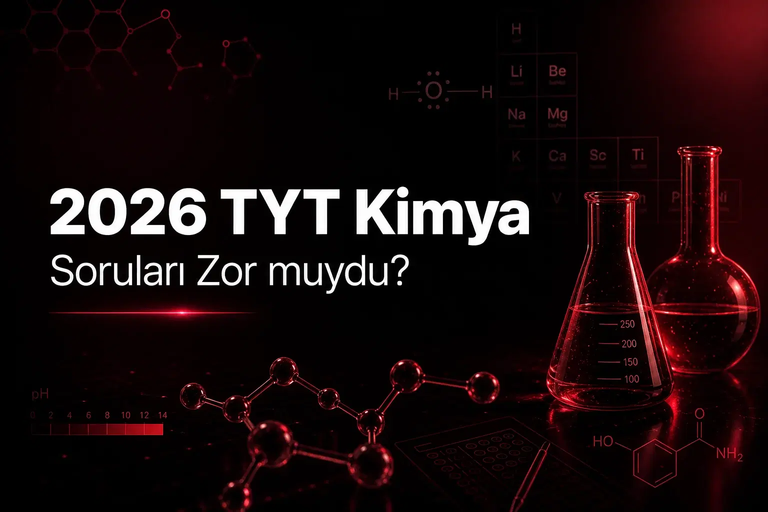 2026 TYT kimya soruları analiz blog kapağı: periyodik tablo, kimyasal bağlar ve fen bilimleri test kitapçığı görseli