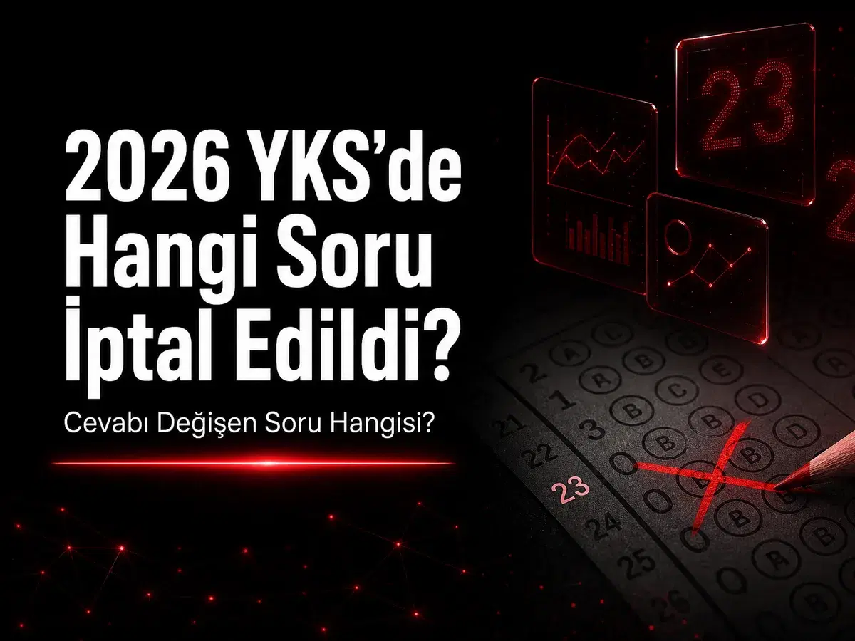 2026 YKS hangi soru iptal edildi blog kapağı: AYT Matematik cevabı değişen soru ve iptal edilen soru görseli