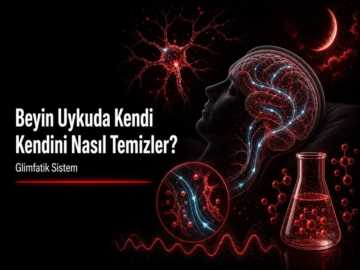 Glimfatik sistem ve beyin uykuda temizlik; BOS akışı, astrositler ve TYT uyku kimyası blog kapak görseli