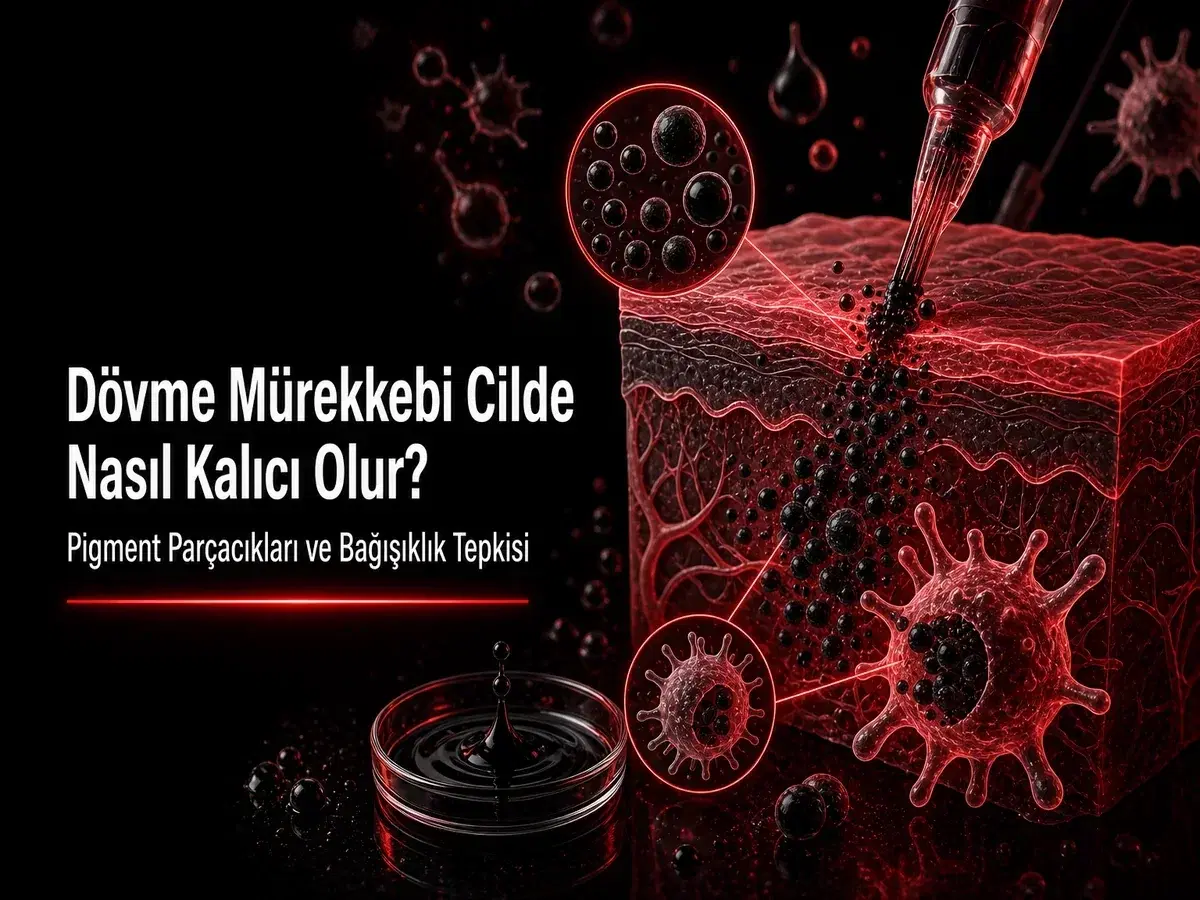 Dövme mürekkebi cilde nasıl kalıcı olur: pigment parçacıkları, dermis ve makrofaj tepkisi TYT kapak görseli