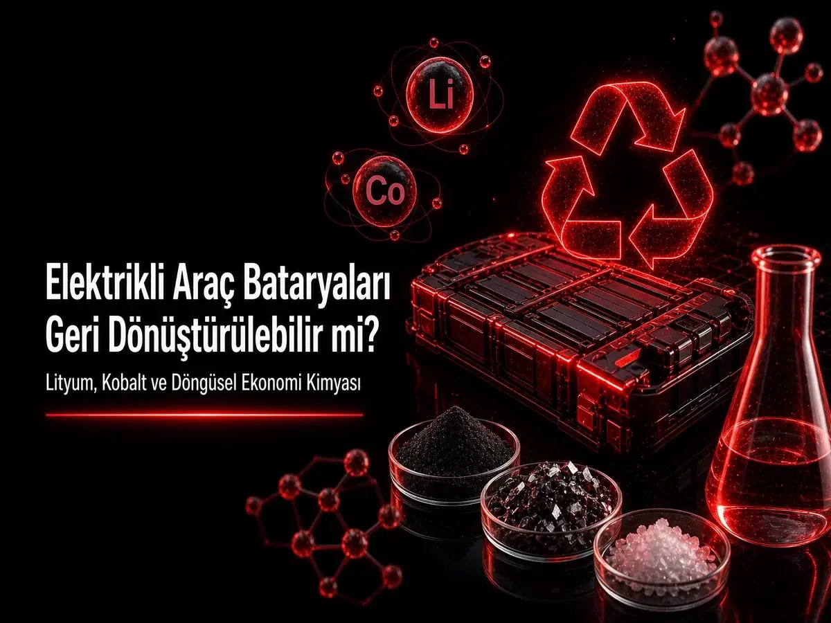 Elektrikli araç bataryaları geri dönüşümü: lityum kobalt geri kazanımı ve döngüsel ekonomi TYT AYT kapak görseli