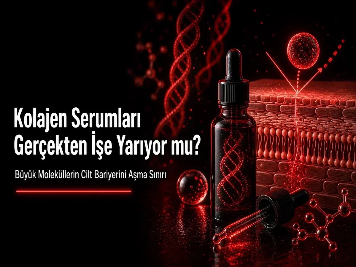 Kolajen serumları cilt bariyeri ve büyük molekül geçiş sınırı; hidrolize peptit TYT kimya blog kapak görseli