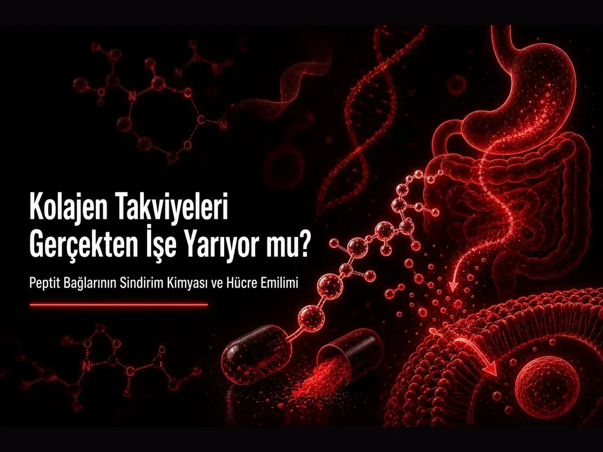 Kolajen takviyeleri gerçekten işe yarıyor mu: peptit bağı sindirimi ve hücre emilimi TYT kapak görseli