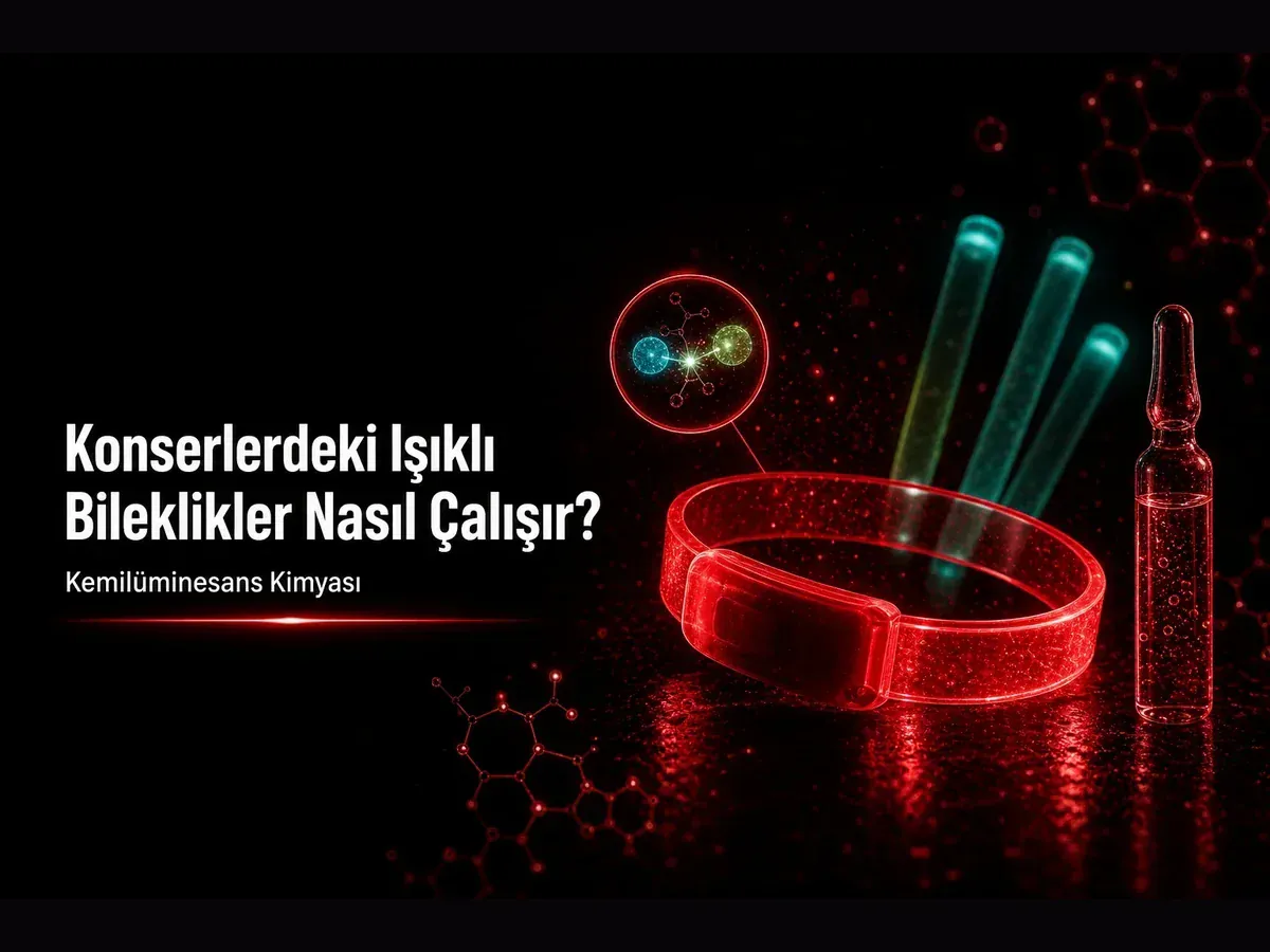 Konserlerdeki ışıklı bileklikler nasıl çalışır: LED, kemilüminesans, glow stick ve florasan boya TYT kapak görseli