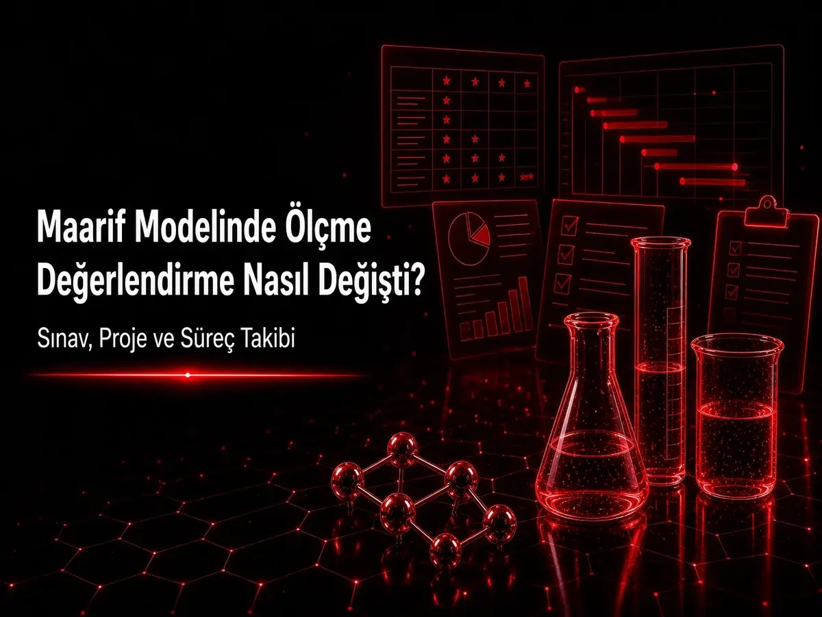 Maarif ölçme değerlendirme sınav proje süreç takibi; rubrik tablosu ve not dağılımı TYMM kimya kapak görseli