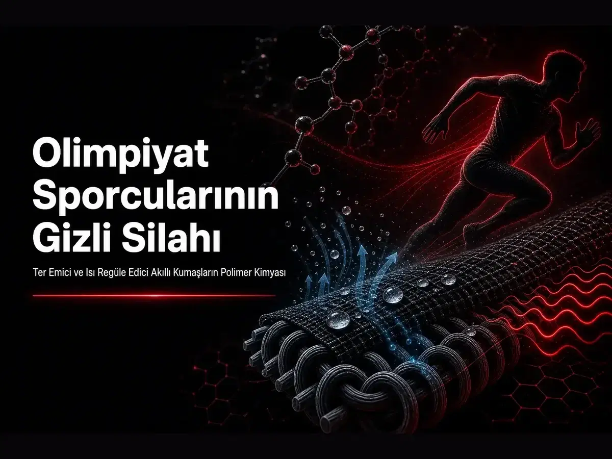 Olimpiyat performans kumaşı polimer kimyası; ter emici polyester elyaf ve akıllı tekstil TYT blog kapak görseli
