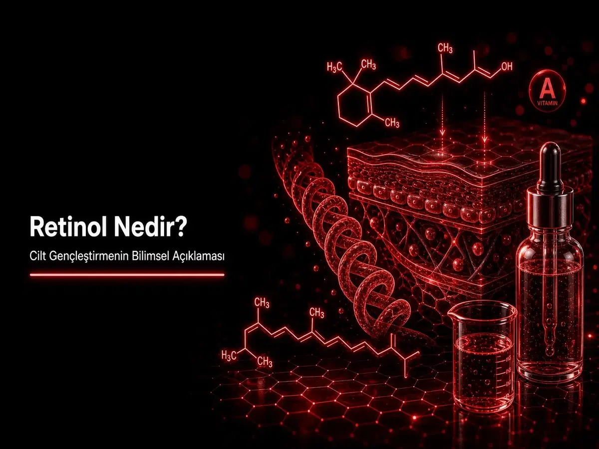 Retinol nedir, vitamin A türevi ve cilt gençleştirme kimyası konulu TYT organik kimya blog kapak görseli