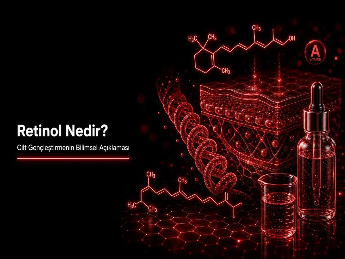 Retinol vitamin A türevi ve cilt gençleştirme kimyası; TYT organik kimya günlük hayat kapak görseli