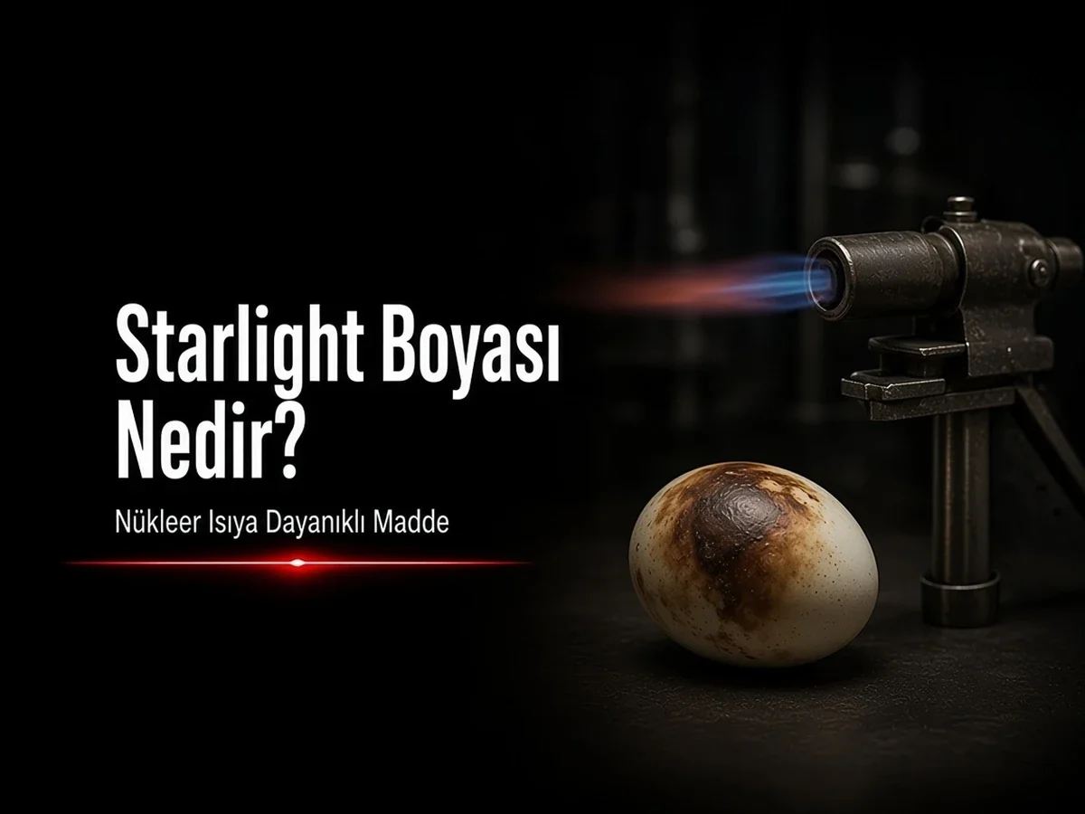 Starlight boyası nedir: şaloma alevi karşısında kaplanmış yumurtanın pişmeden kaldığı kapak görseli